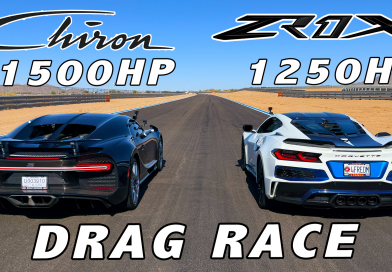 Corvette ZR1X vs Bugatti Chiron Drag and Roll Races Corvette ZR1X vs Bugatti Chiron Drag and Roll Races